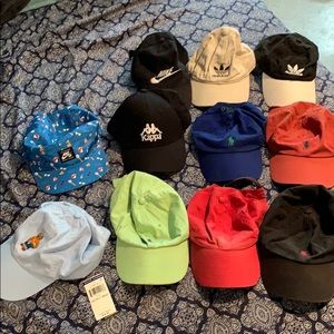 Bundle of hats polo adidas Nike sb kappa